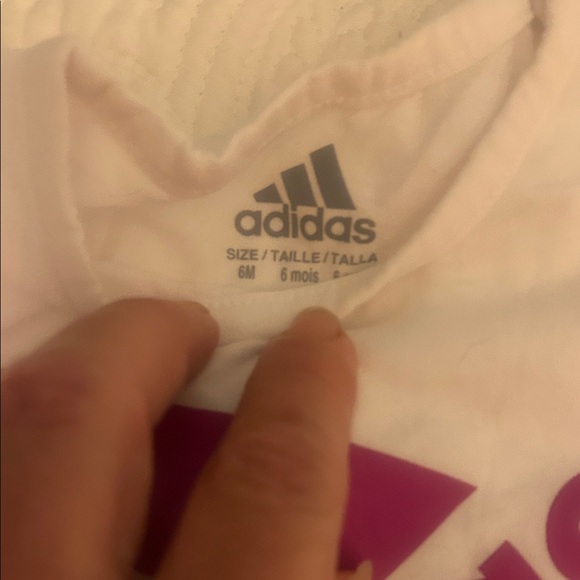 Adidas Kids Bodysuit Set - White and Pink - Picture 5 of 6